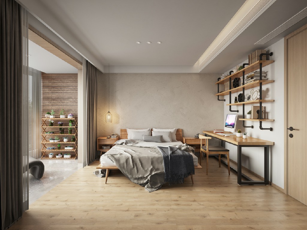 南寧新房裝修-北歐風(fēng)格-臥室 南寧新房裝修-北歐風(fēng)格-臥室