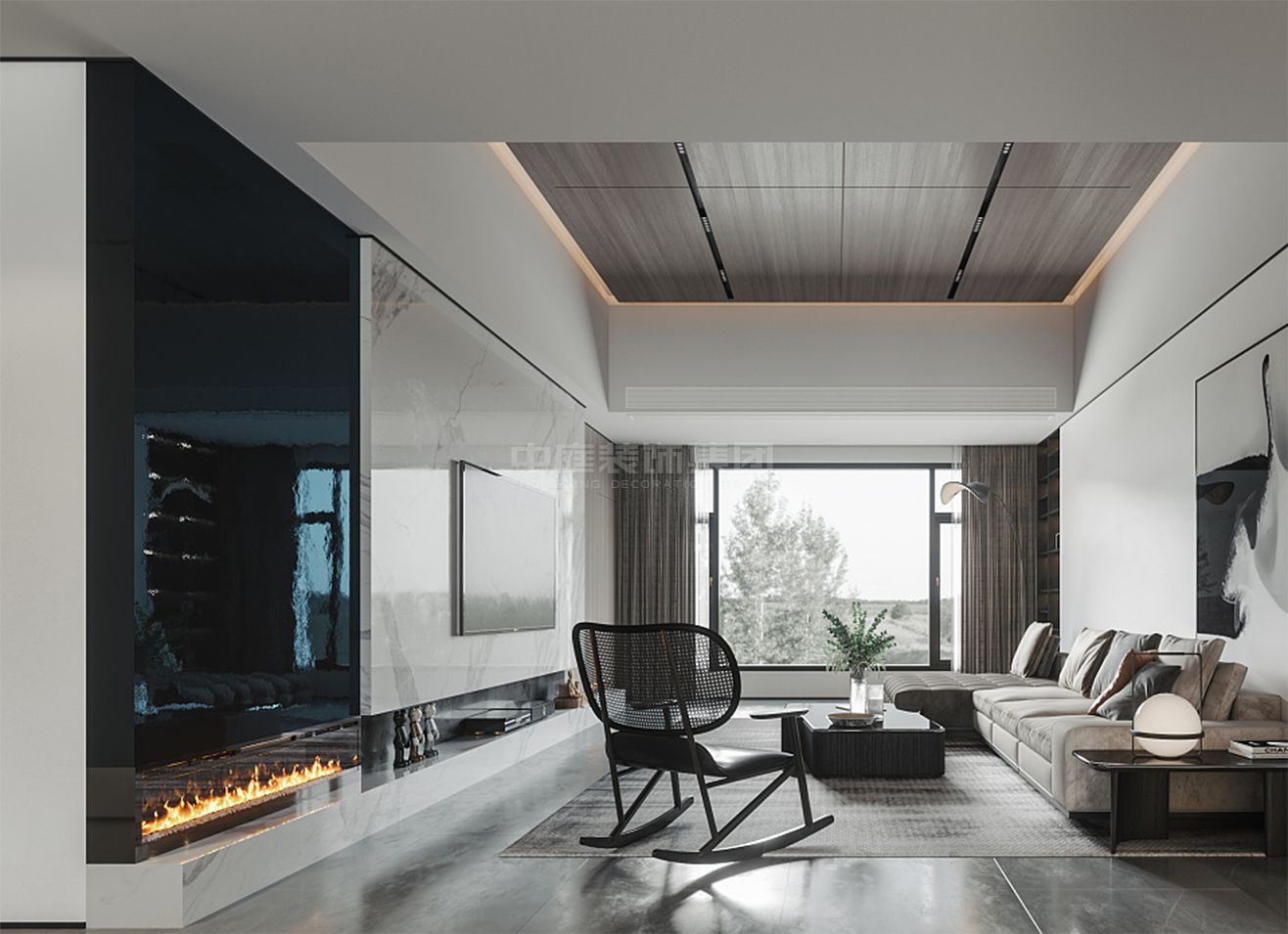 天池山&middot;中脊120㎡現(xiàn)代風(fēng)格案例