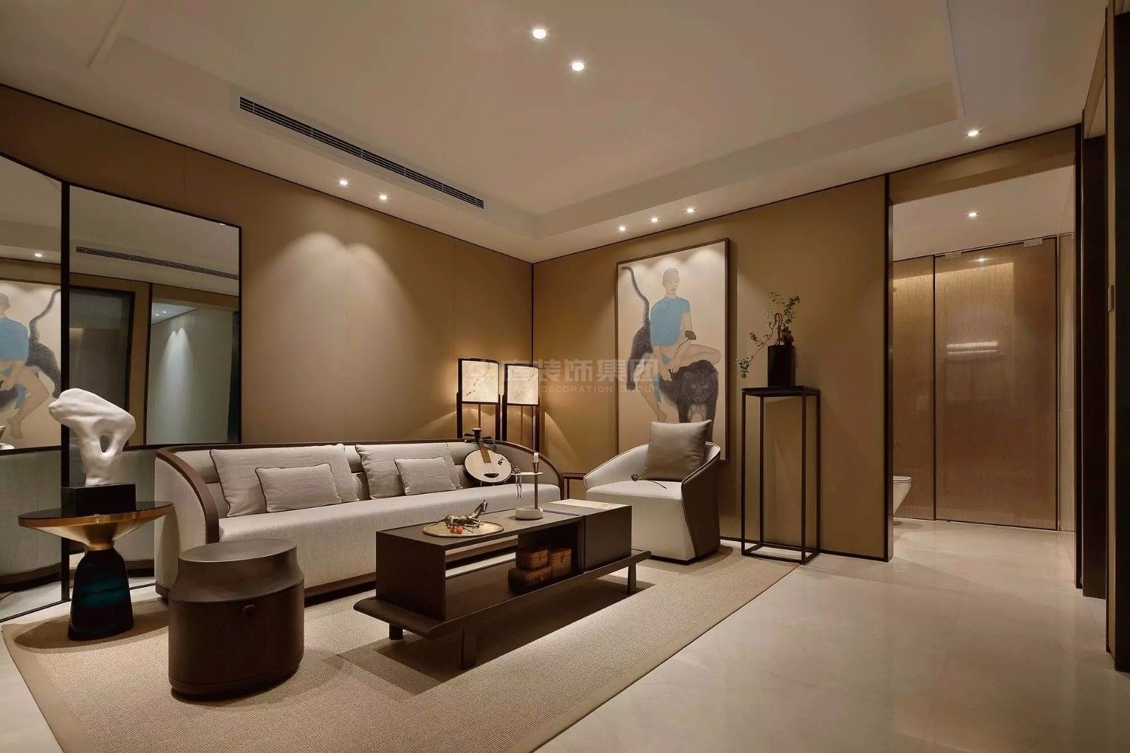 翠湖名都130m&sup2;新中式風格案例